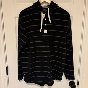 BYLT Hooded Drop Cut Lux Henley